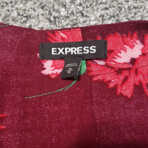 Express Floral Kimono Inspired Cover Up - Picture 6 of 11